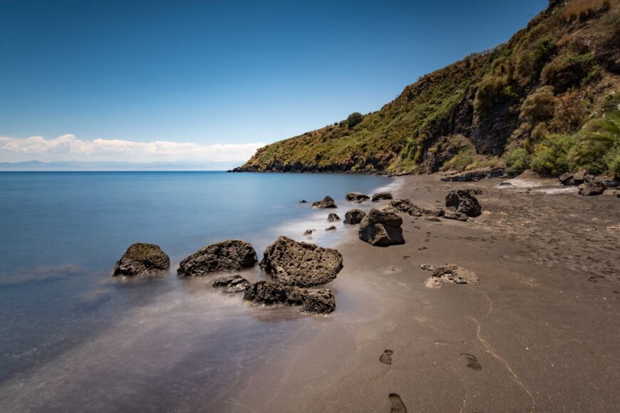 Spiaggia dell’Asino a Vulcano, Eolie